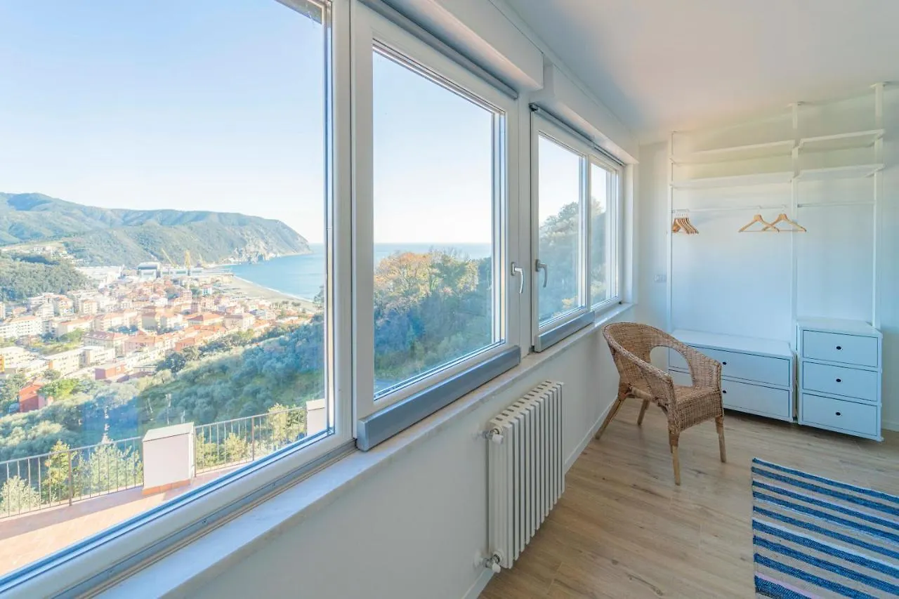 100B - Villa Ginestra, Ampia Terrazza 120M2 Vista Mare 10 Minuti A Piedi Spiaggia, 3 Camere Da Letto Sestri Levante