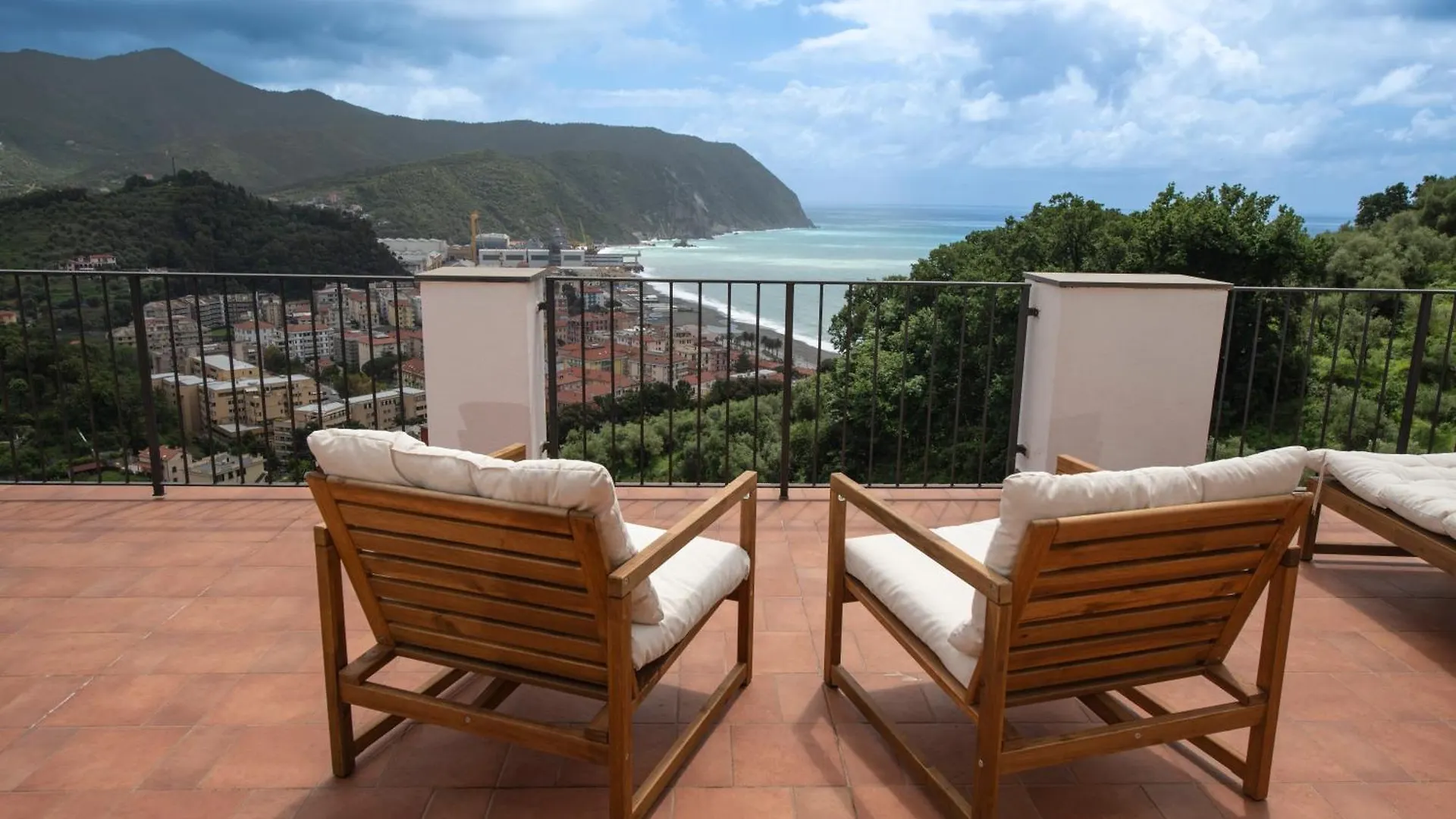 100B - Villa Ginestra, Ampia Terrazza 120M2 Vista Mare 10 Minuti A Piedi Spiaggia, 3 Camere Da Letto Sestri Levante