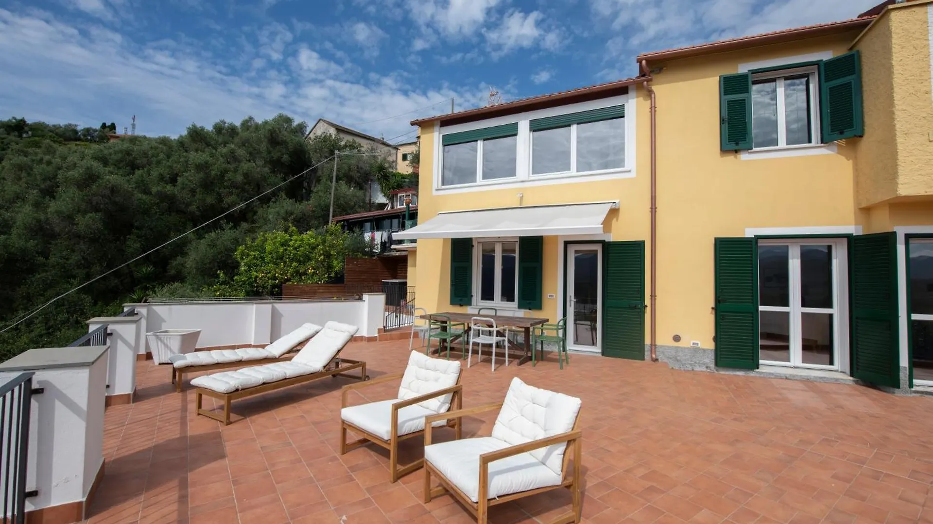 100B - Villa Ginestra, Ampia Terrazza 120M2 Vista Mare 10 Minuti A Piedi Spiaggia, 3 Camere Da Letto Sestri Levante